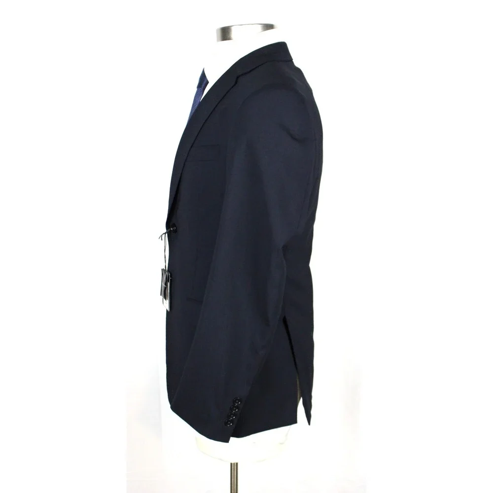 Emporio Armani Blazer 40 R (50 EU) Mens Navy Wool M Line Slim Fit Sport Coat